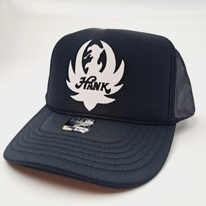 Hank Williams Jr. Bocephus Foam Trucker Mesh Snapback Cap Hat Black new